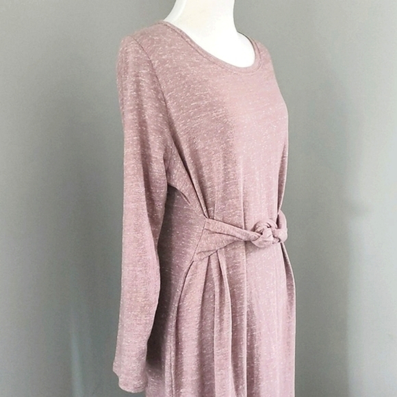 Old Navy Rose Maternity Dress with Adjustable Belt Sz XL - Picture 2 of 12